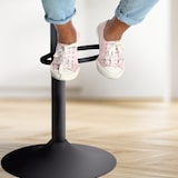 thumbnail of Conjunto de 2 bancos de bar Aveiro em imitação de pele preto